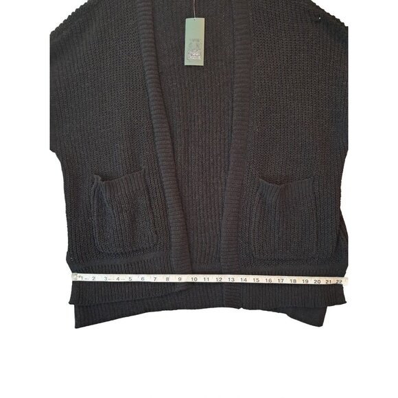 Women's Black Wild Fable Knitted Cardigan Size Small -NWT - Picture 13 of 15